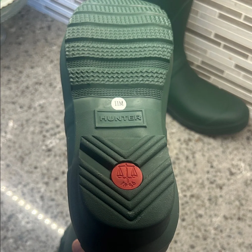 Hunter Women's Original Short Rain Boots, Hunter Green, Women Sz 11, NWOT